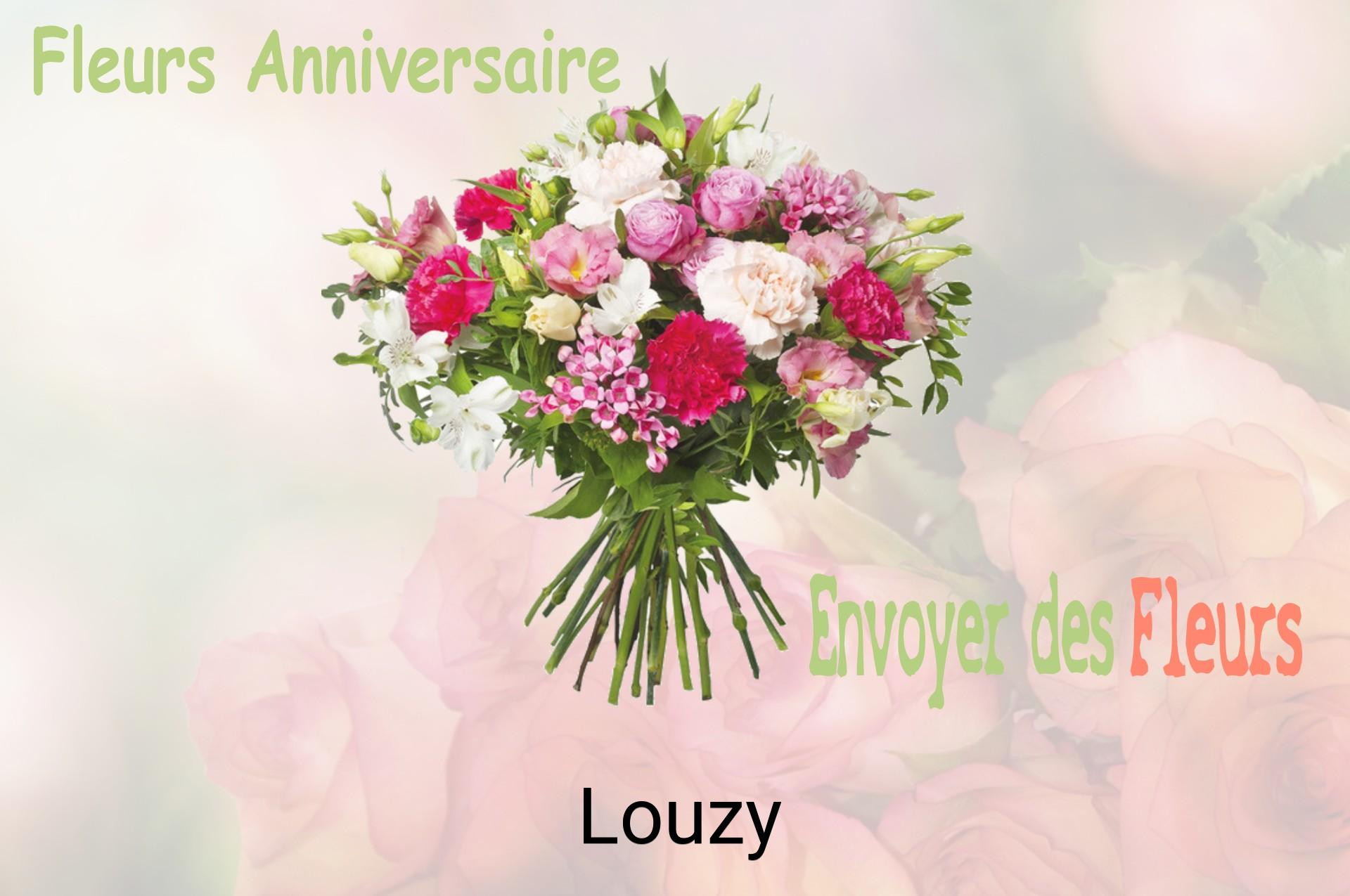 Bouquet de fleurs d’anniversaire livré à Louzy
